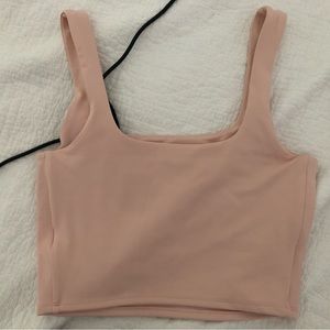 Express pink crop top never worn